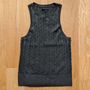 Cable Knit Merino Wool Tank